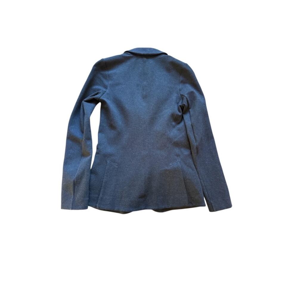 Athleta Venice Textured Blazer Charcoal Heather Women size 2 - Picture 2 of 3